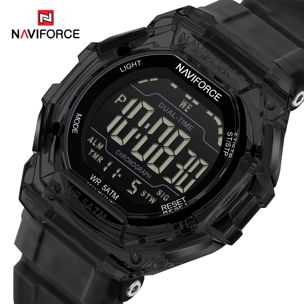 Outdoor Lighting Timer - Многофункциональные мужские цифровые часы NAVIFORCE с