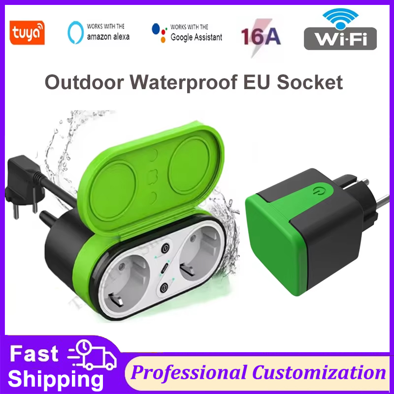 Outdoor Lighting Timer - Умная уличная Wi-Fi розетка Tuya EU
