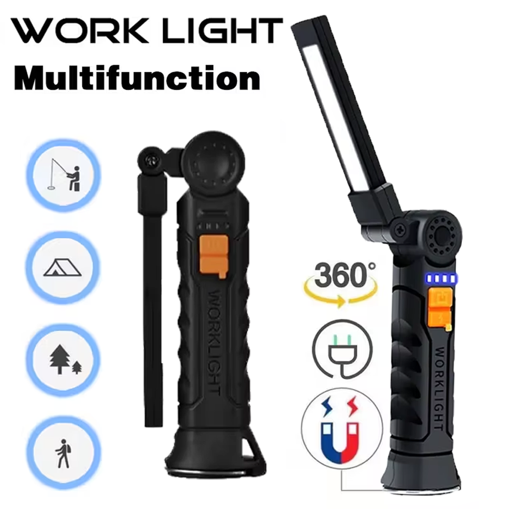 Outdoor Lighting Lowes - Портативный светодиодный фонарик COB, перезаряжаемый через