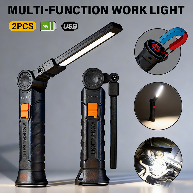 Outdoor Lighting Lowes - Портативный светодиодный фонарик COB, перезаряжаемый через
