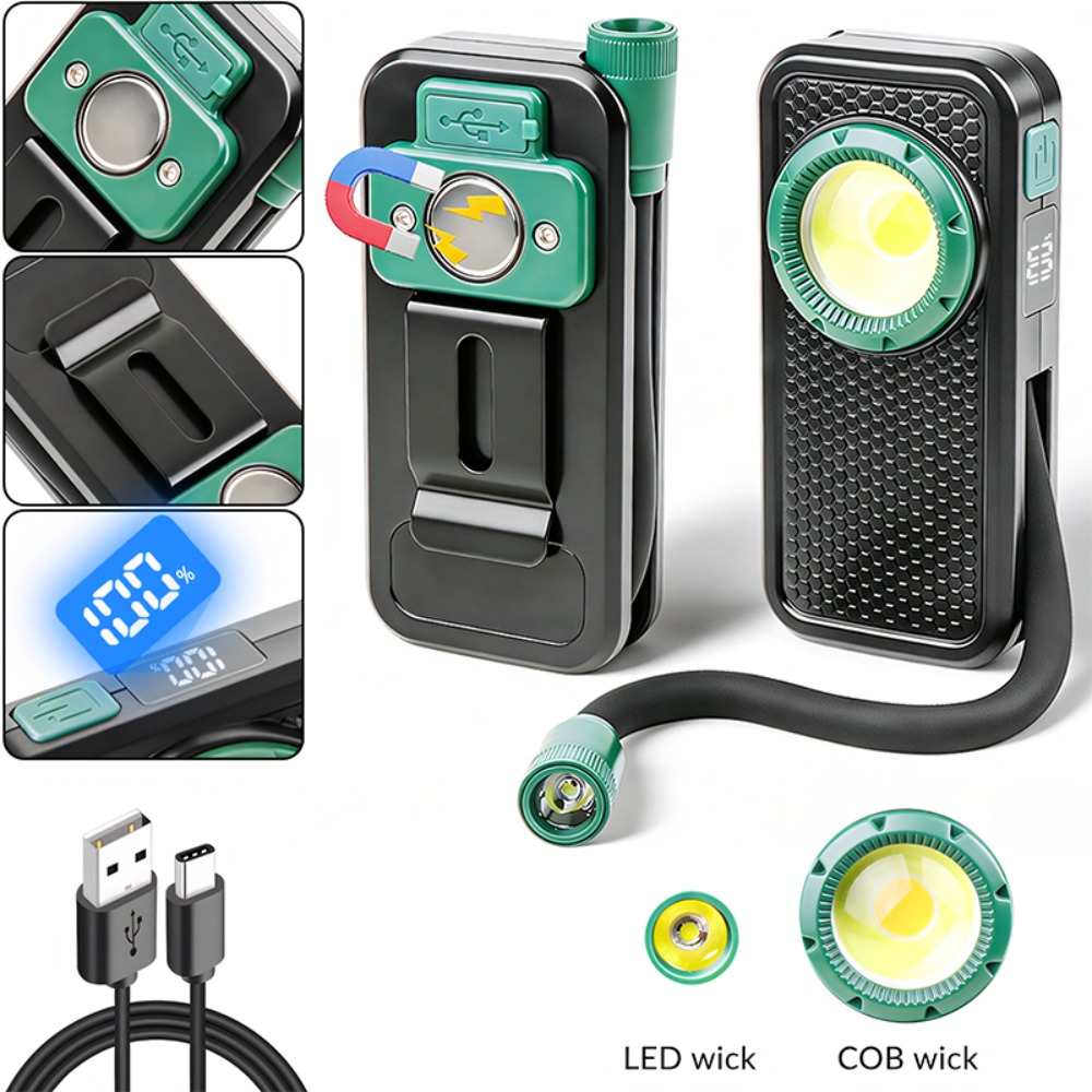 Outdoor Lighting Usb - Новый магнитный рабочий фонарь с зажимом