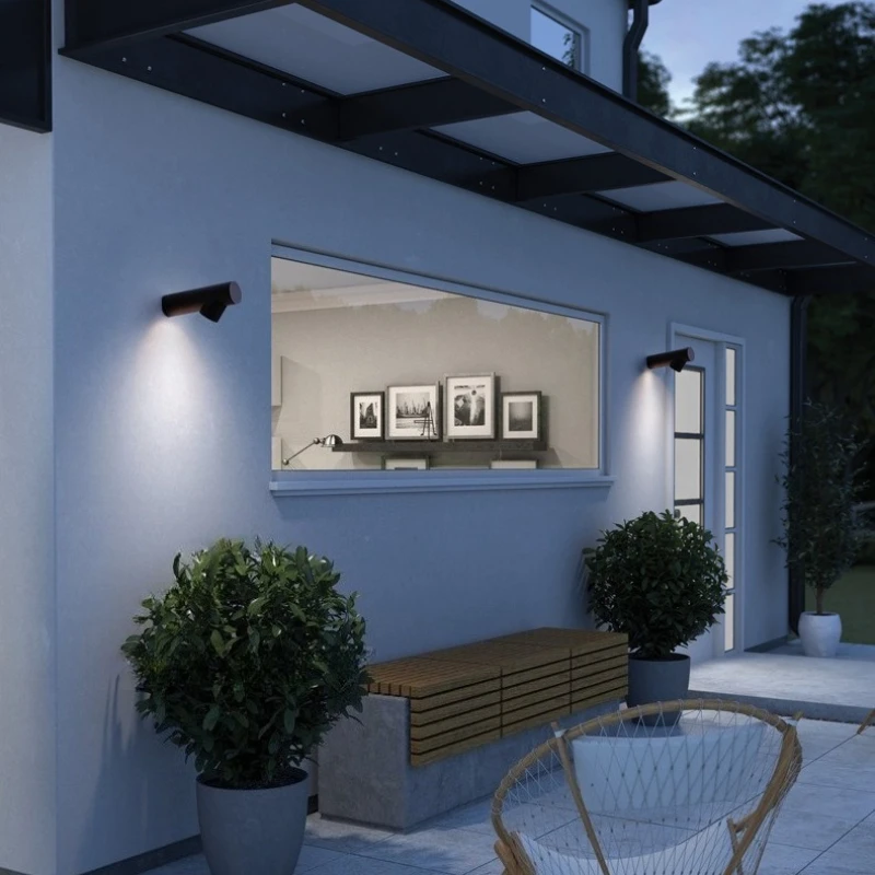 Outdoor Lighting Accent - SANDYHA современный светодиодный настенный светильник, уникальный