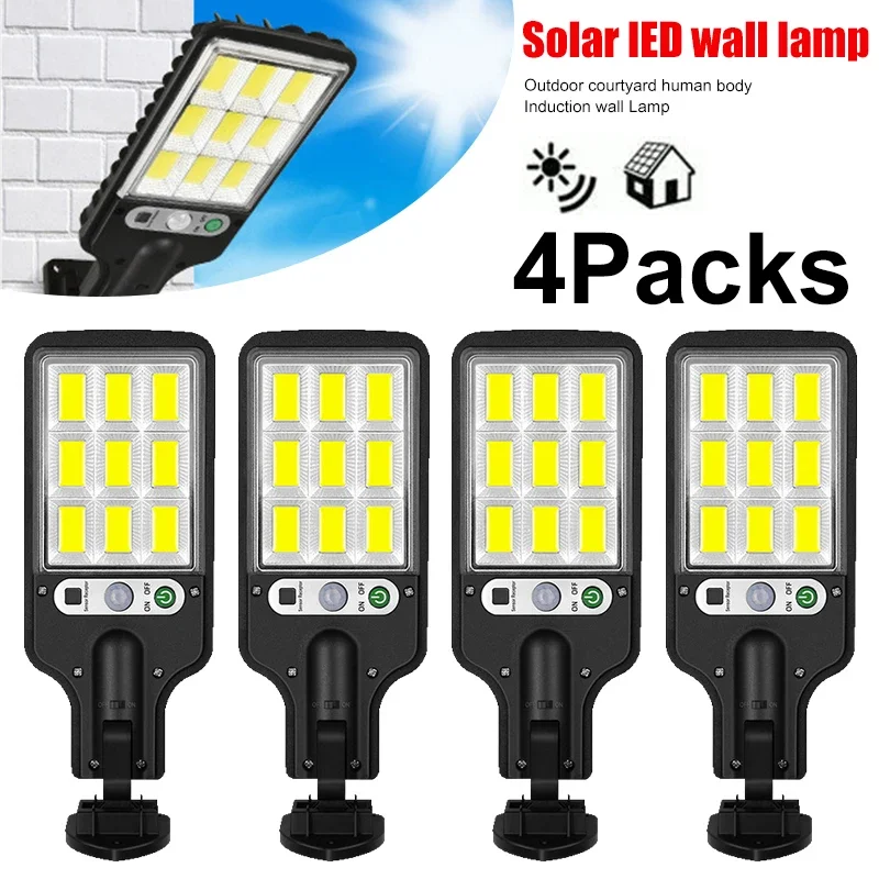 Outdoor Lighting Led - Мощный светодиодный солнечный уличный настенный светильник