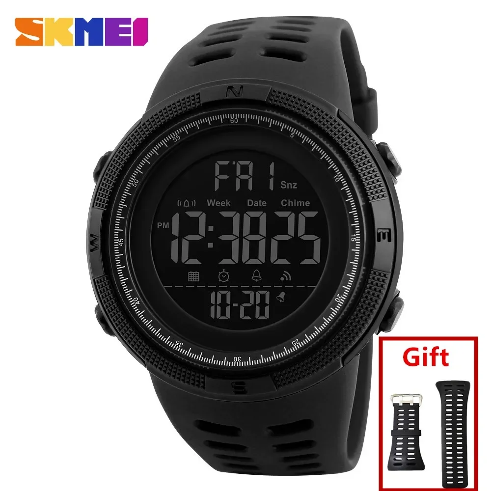 Outdoor Lighting Timer - SKMEI 1251 5Bar водонепроницаемые цифровые часы