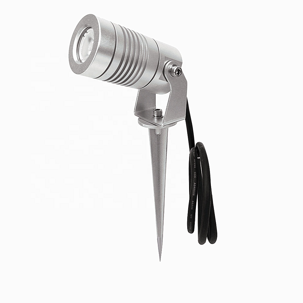 Outdoor Lighting Accent - Миниатюрные светодиодные прожекторы 3W/7W/12W/18W, серебристые, водонепроницаемые,