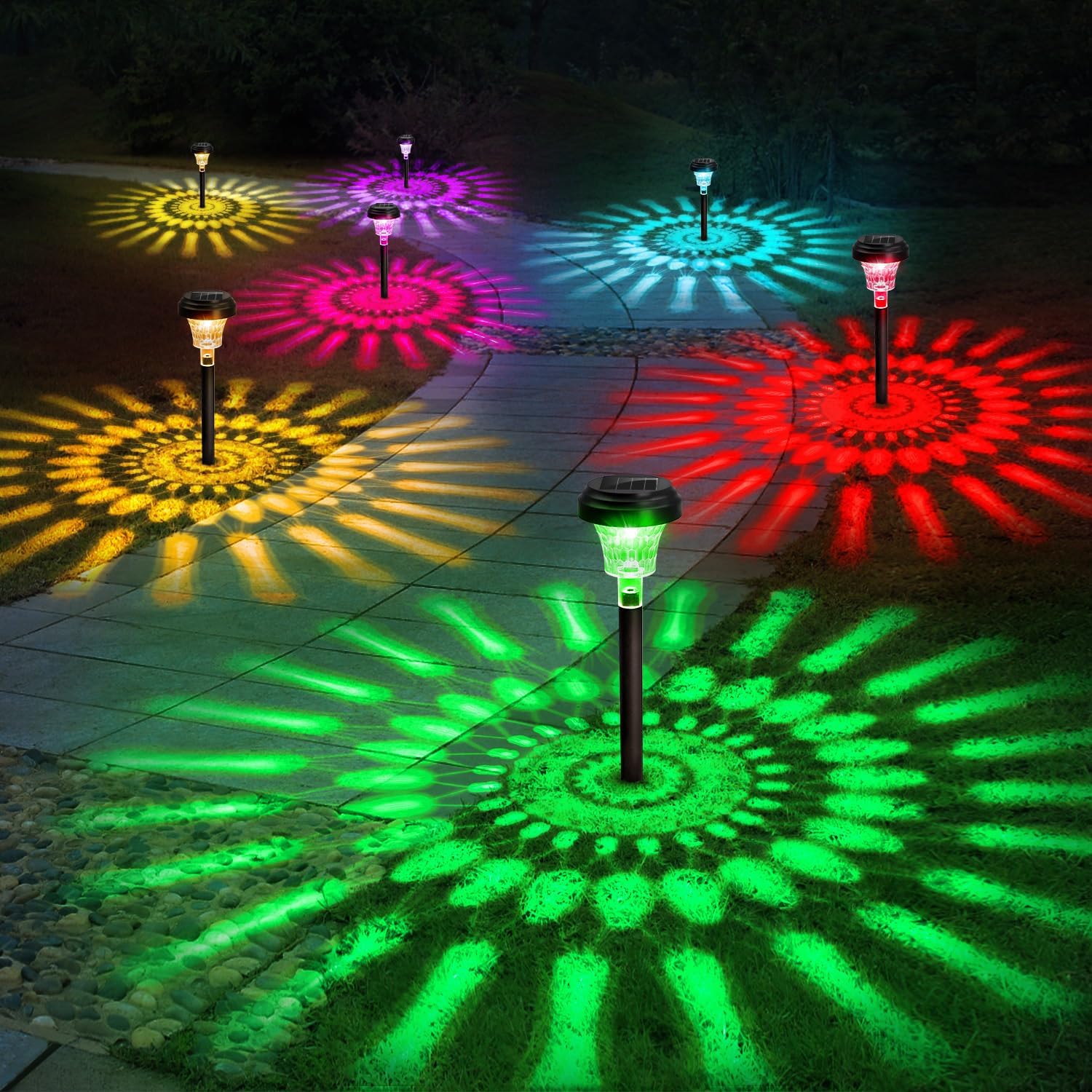 Outdoor Lighting Driveway - Солнечные фонари для дорожек, уличные солнечные