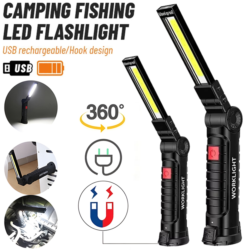 Outdoor Lighting Lowes - Светодиодный фонарик COB, перезаряжаемый через USB,