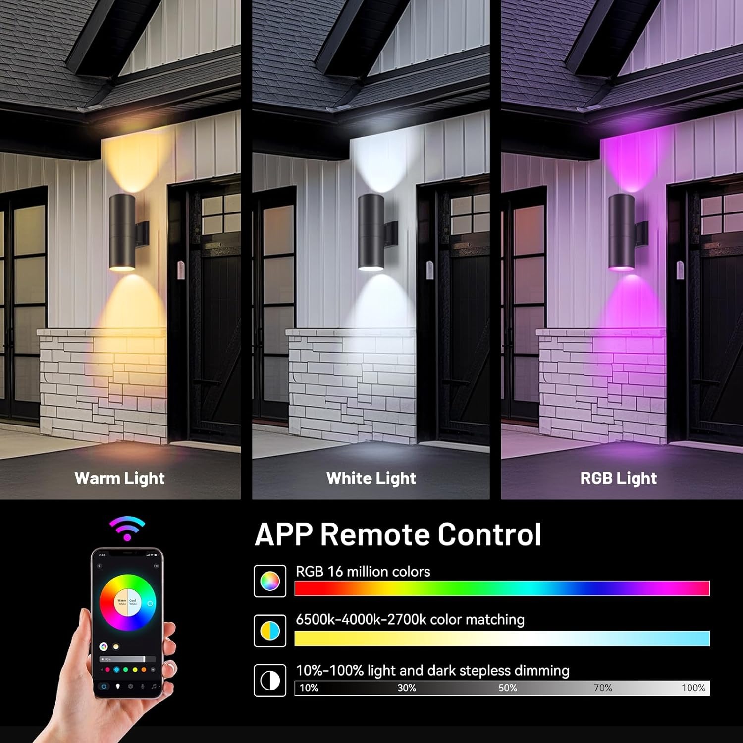 Умные уличные настенные светил – обзор и цена Outdoor Lighting Zigbee