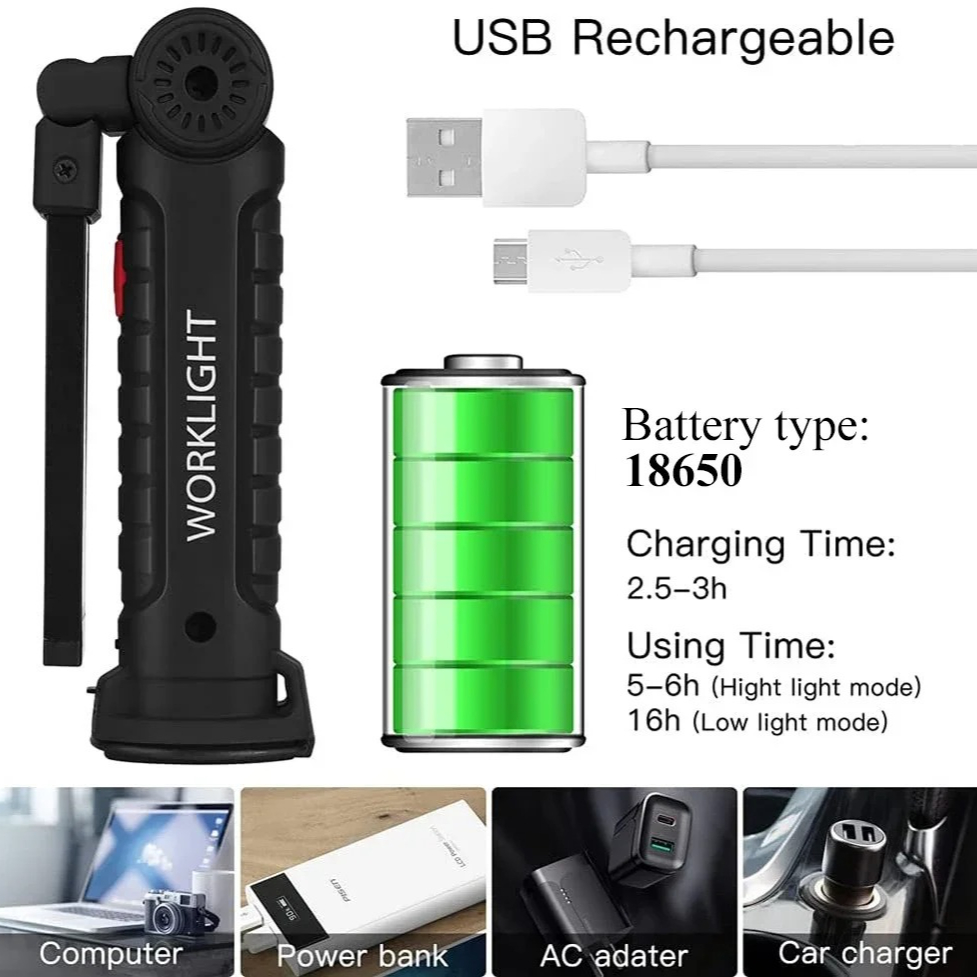 Портативный светодиодный фонар – обзор и цена Outdoor Lighting Usb
