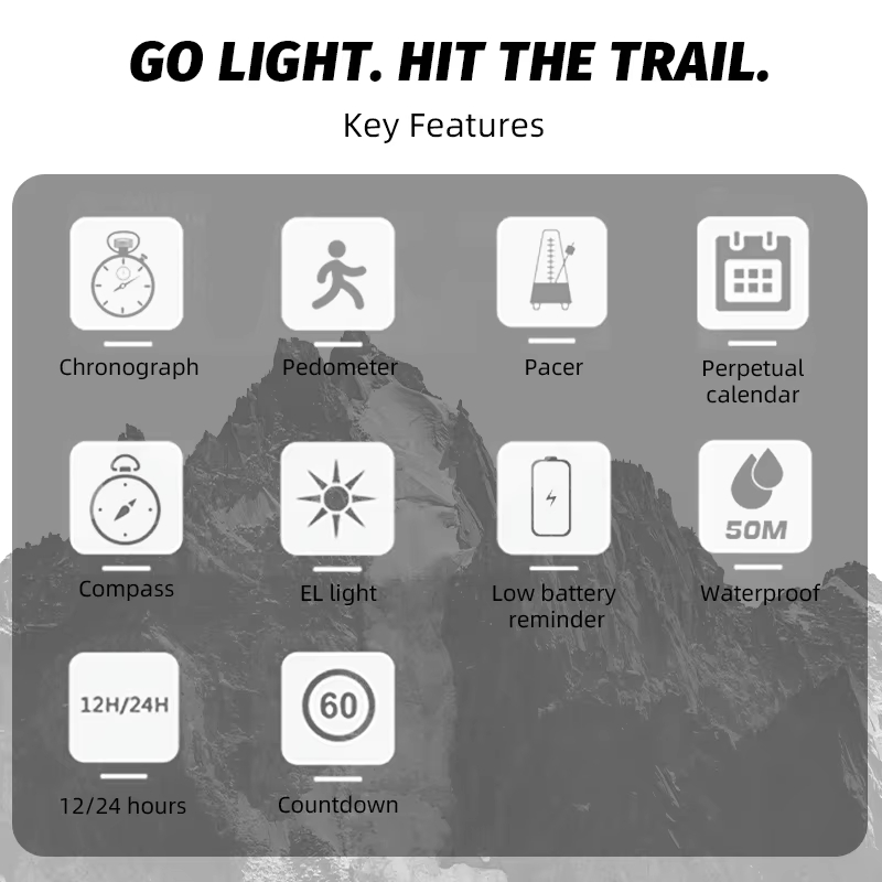 Мужские цифровые часы NORTH ED – обзор и цена Outdoor Lighting Timer