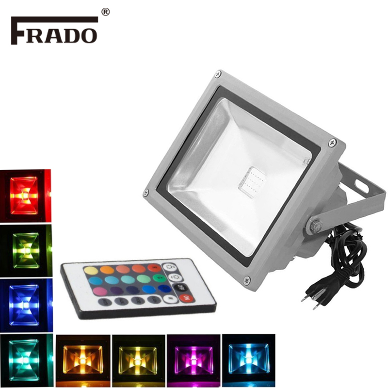 Светодиодные прожекторы RGB 10 – обзор и цена Outdoor Lighting Zigbee