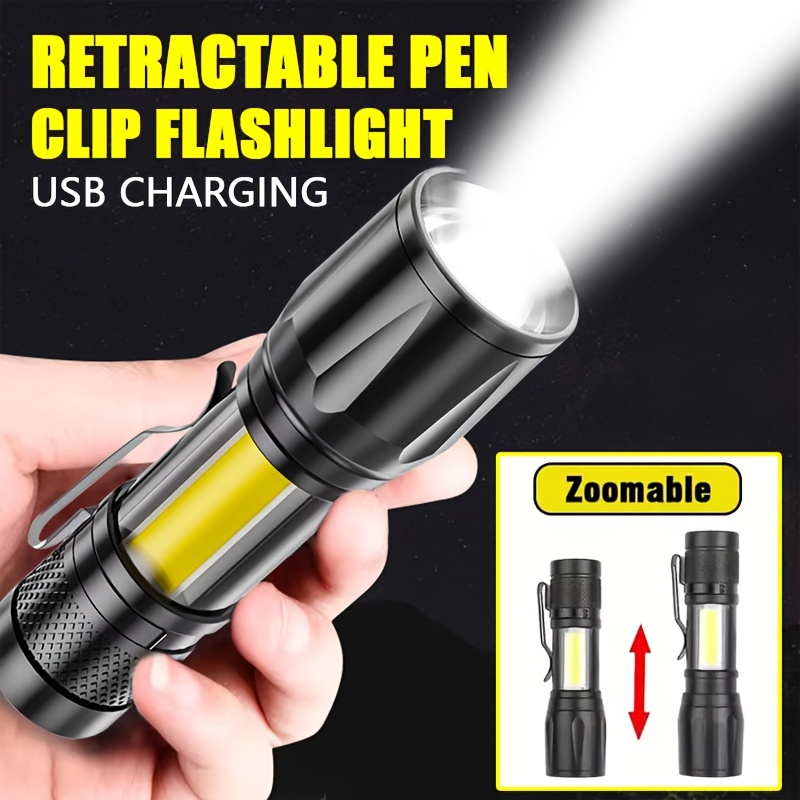 Мини-светодиодный фонарик COB, – обзор и цена Outdoor Lighting Usb