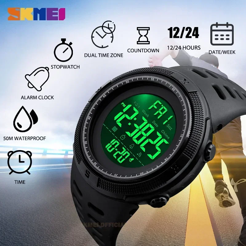 SKMEI 1251 5Bar водонепроницае – обзор и цена Outdoor Lighting Timer