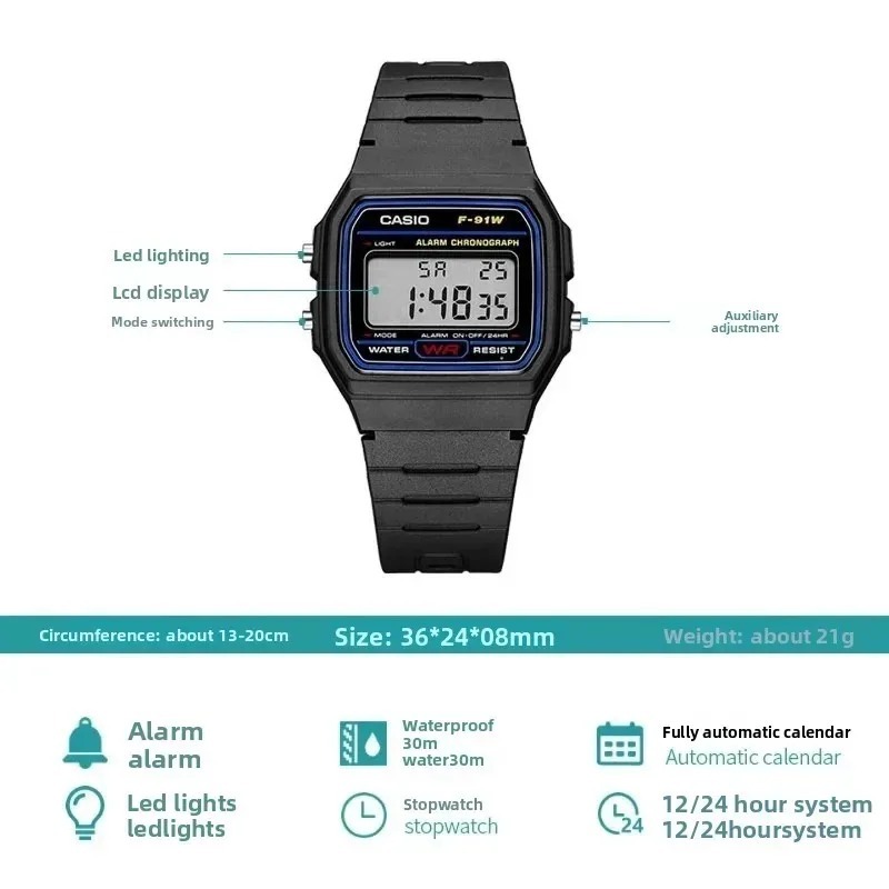 Casio F-91W-1 Модные ретро-час – обзор и цена Outdoor Lighting Timer