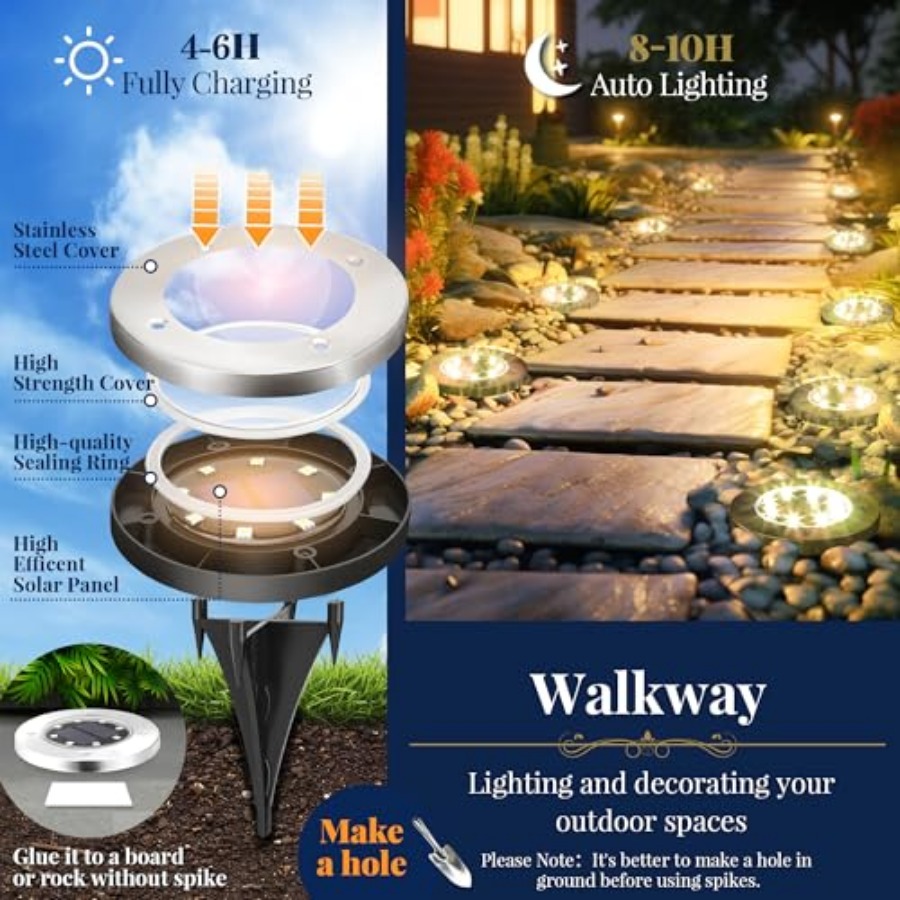 Солнечные садовые светильники, – обзор и цена Outdoor Lighting Driveway