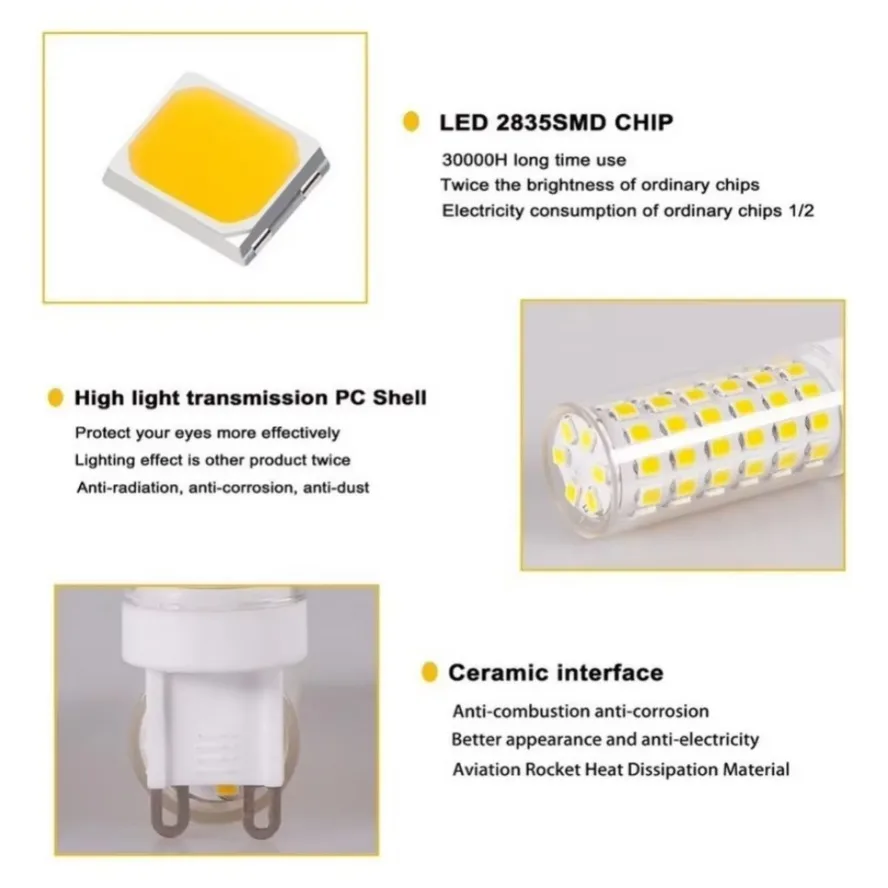 10 шт., 7 Вт, 5 Вт, 3 Вт, сама – обзор и цена Outdoor Lighting Replacement Parts