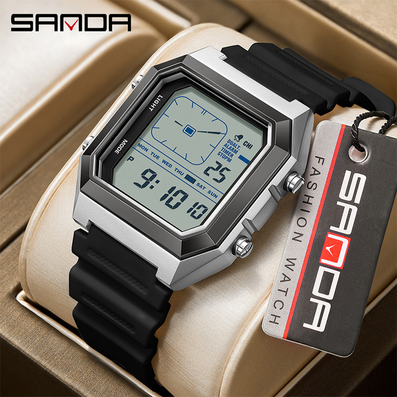 SANDA 6307 Новые мужские цифро – обзор и цена Outdoor Lighting Timer